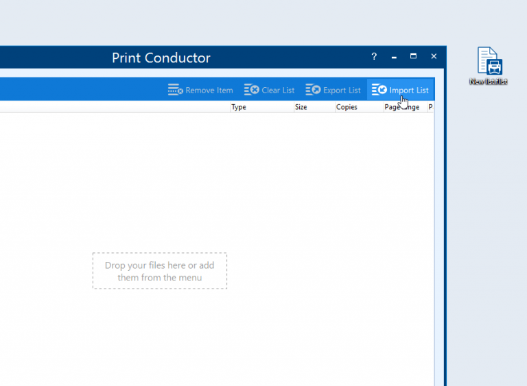 Batch print multiple pdf text and image files with print conductor