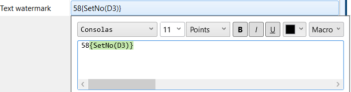 Add sequence numbers to PDF pages