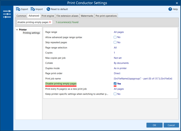 Document Printing Settings | Batch Printing with Print Conductor