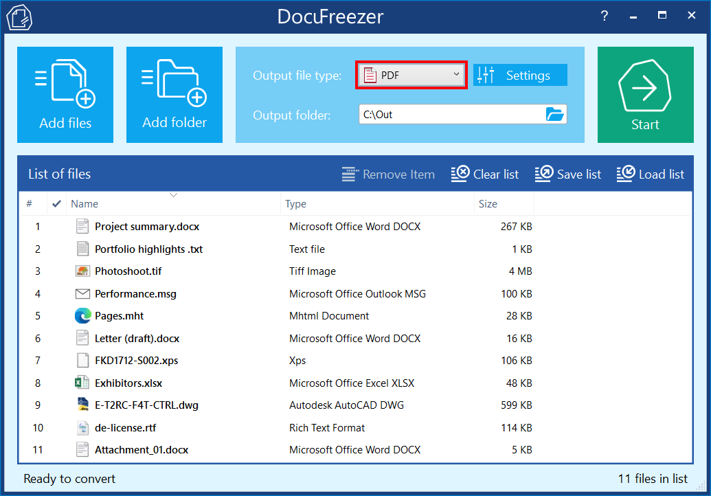 Convert multiple files with a batch doc to PDF converter tool