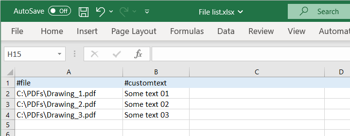 Add watermarks to relevant documents by matching them in an Excel spreadsheet