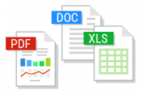 PDF, DOC, XLS icon