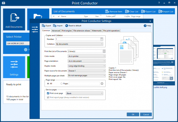 Print Conductor 10: Pre-Print Operations, New Booklet Printing Mode ...