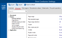 Overview of Print Conductor Settings – Print Conductor