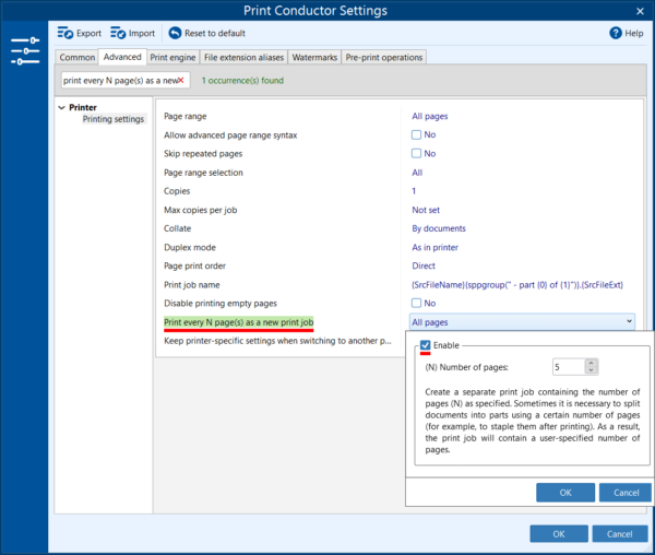 Document Printing Settings | Batch Printing with Print Conductor