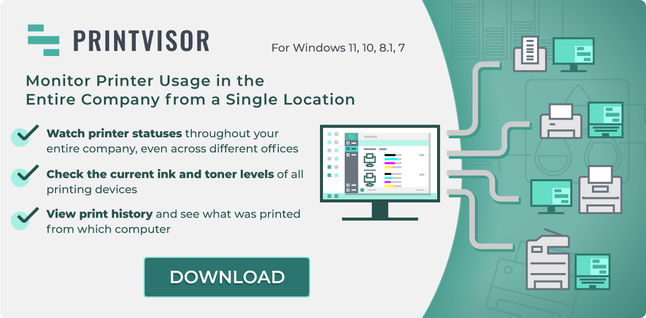 PrintVisor - Monitor all printers in the entire office