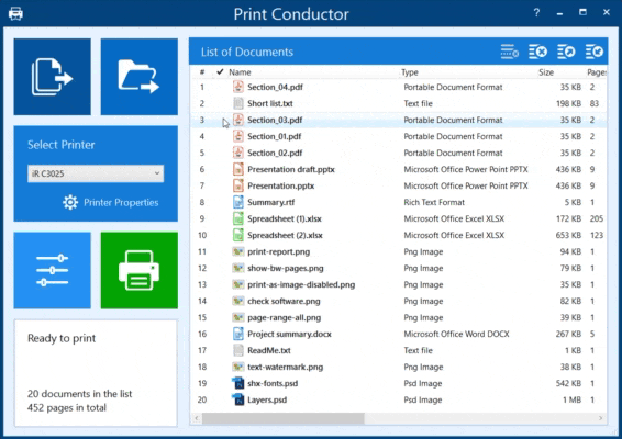 Reverse the order of files in the List of Documents